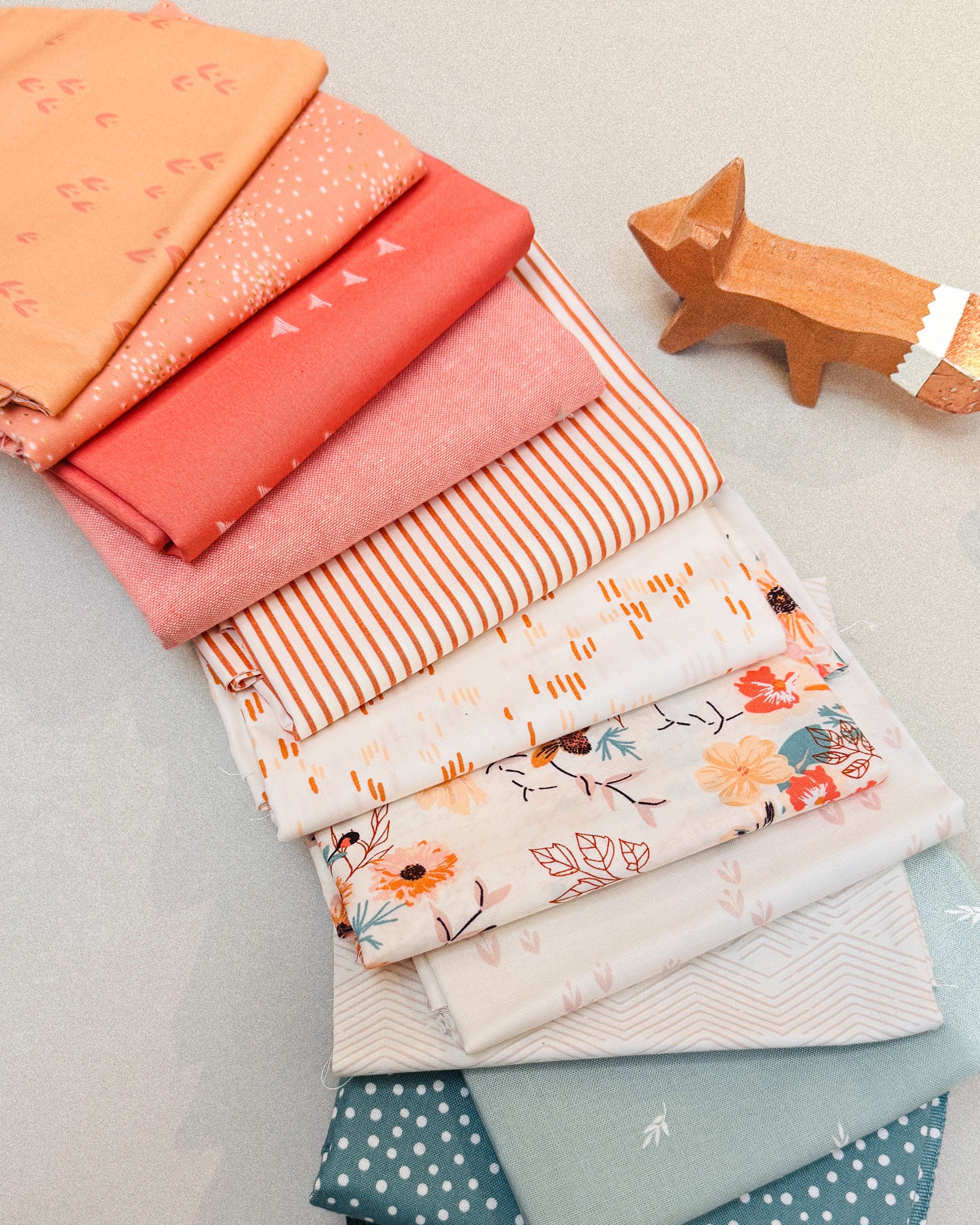 pack de tissus | coral meadow | 12