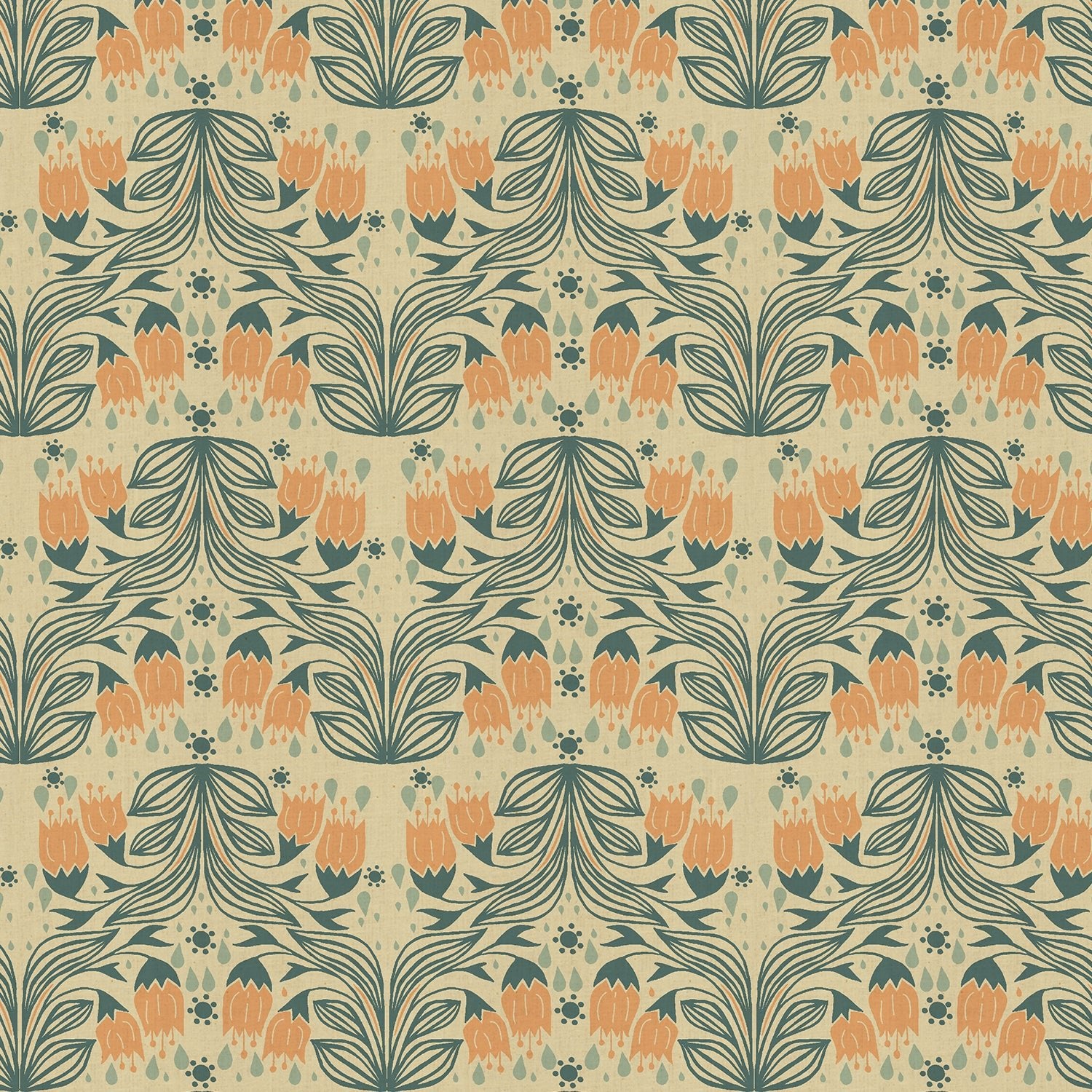 cotton+steel basics | the badlands collection | oasis | spring - floydthefox