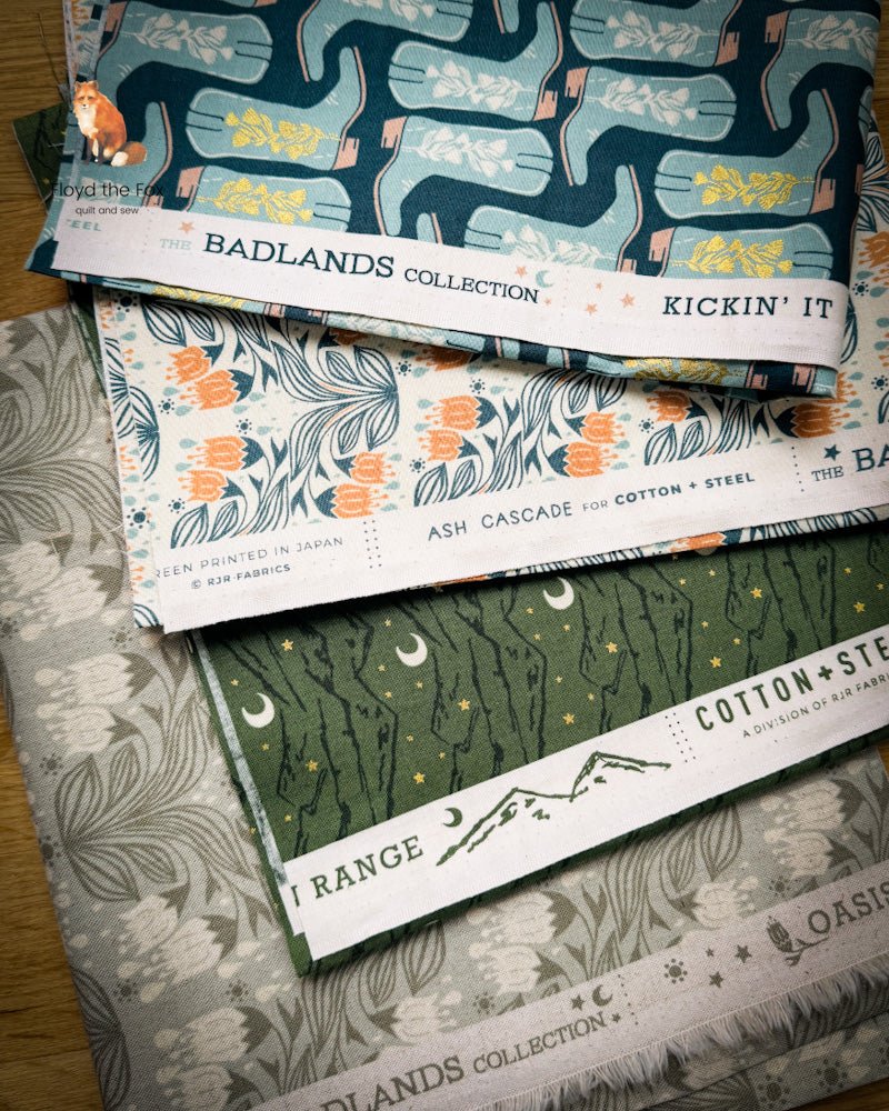 cotton+steel basics | the badlands collection | oasis | spring - floydthefox