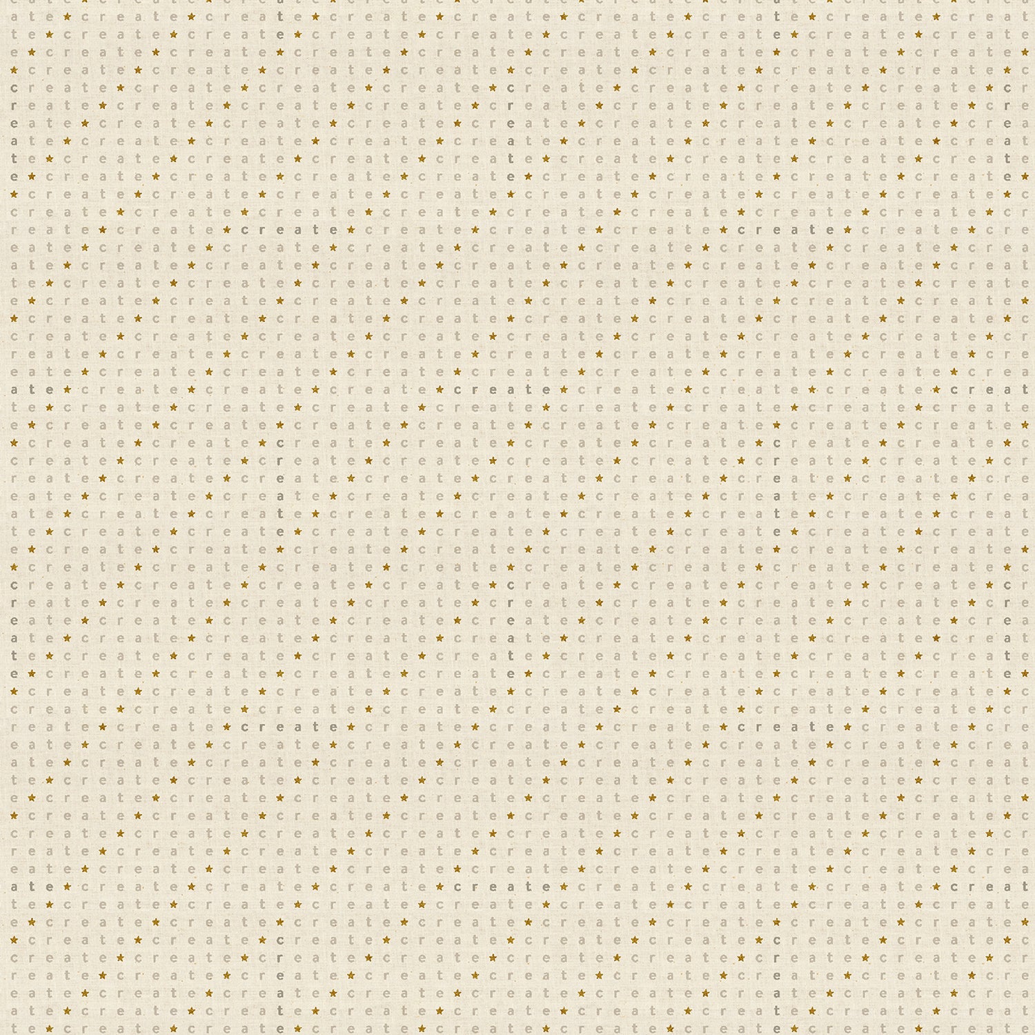 cotton+steel basics | wordplay | create | overcast unbleached metallic - floydthefox