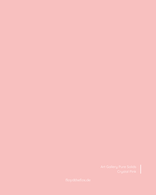 crystal pink | art gallery PURE solids
