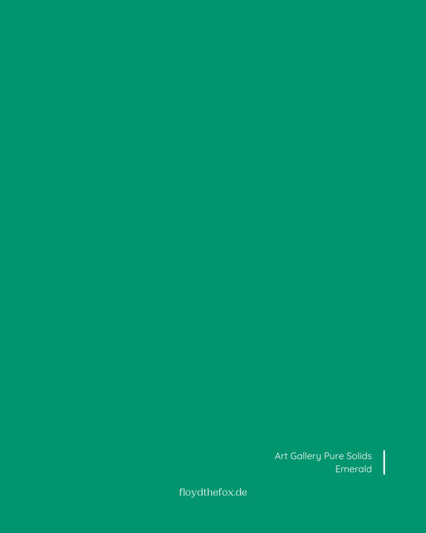 emerald | art gallery PURE solids