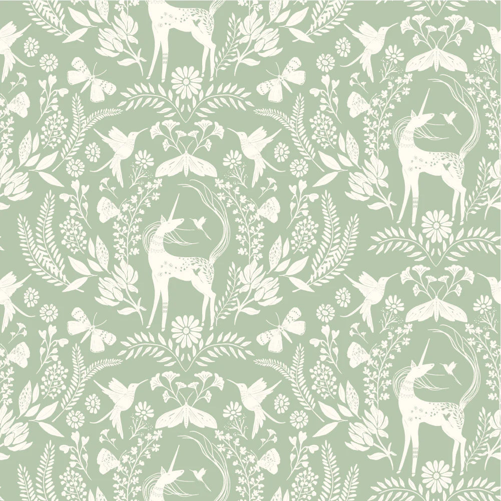 poppie cotton | unicorn dreams | enchanted mint