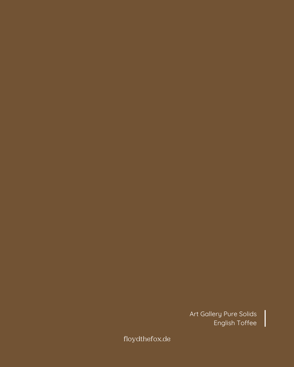 english toffee | art gallery PURE solids