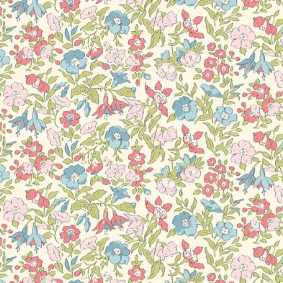 liberty fabrics | lasenby quilting cotton | everlasting | mamie flower rosa