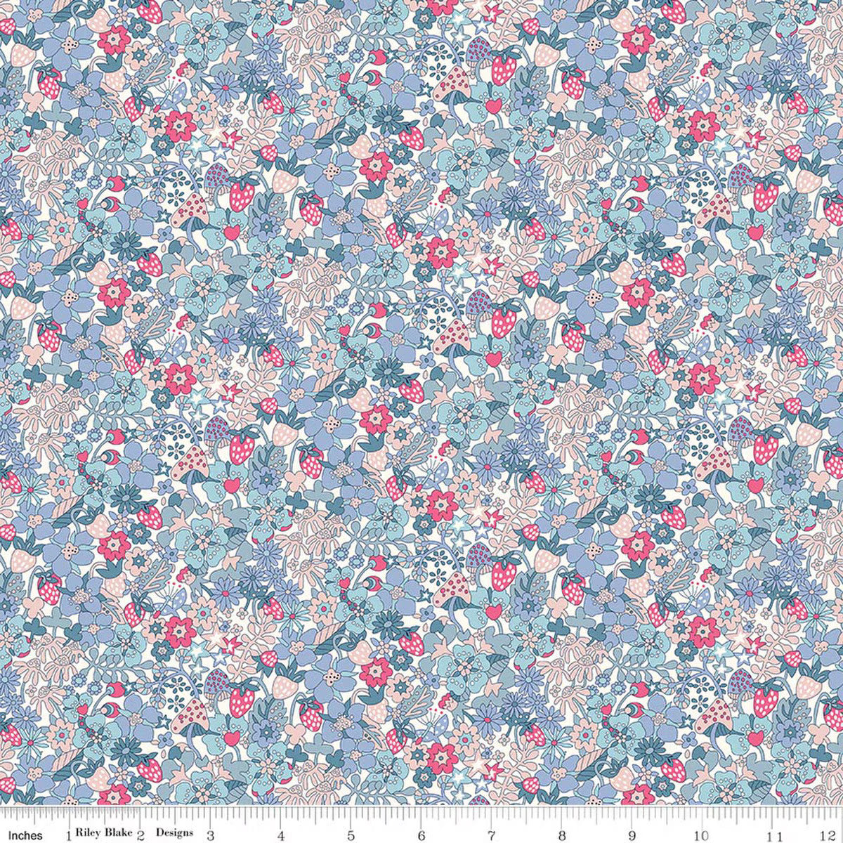 liberty fabrics | lasenby quilting cotton | flowertop forest