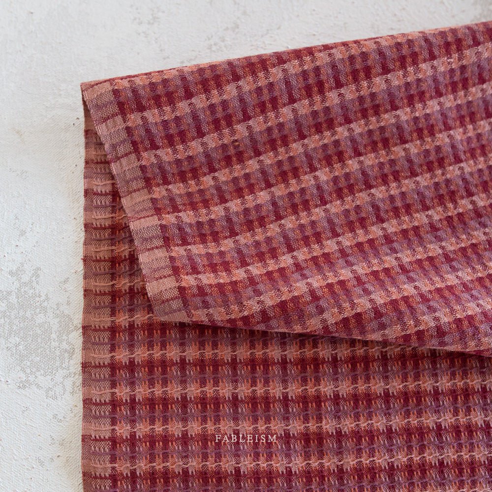 fableism | golden hour | tweed weave in rosebed - floydthefox