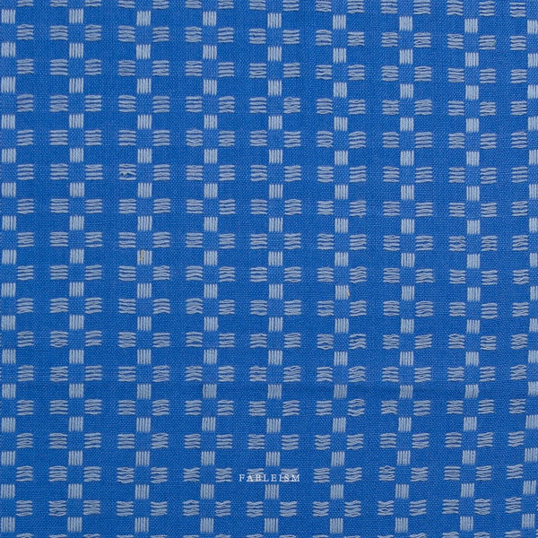 fableism supply co. | patchwork fabric | fine & dandy | basket weave in bright blue