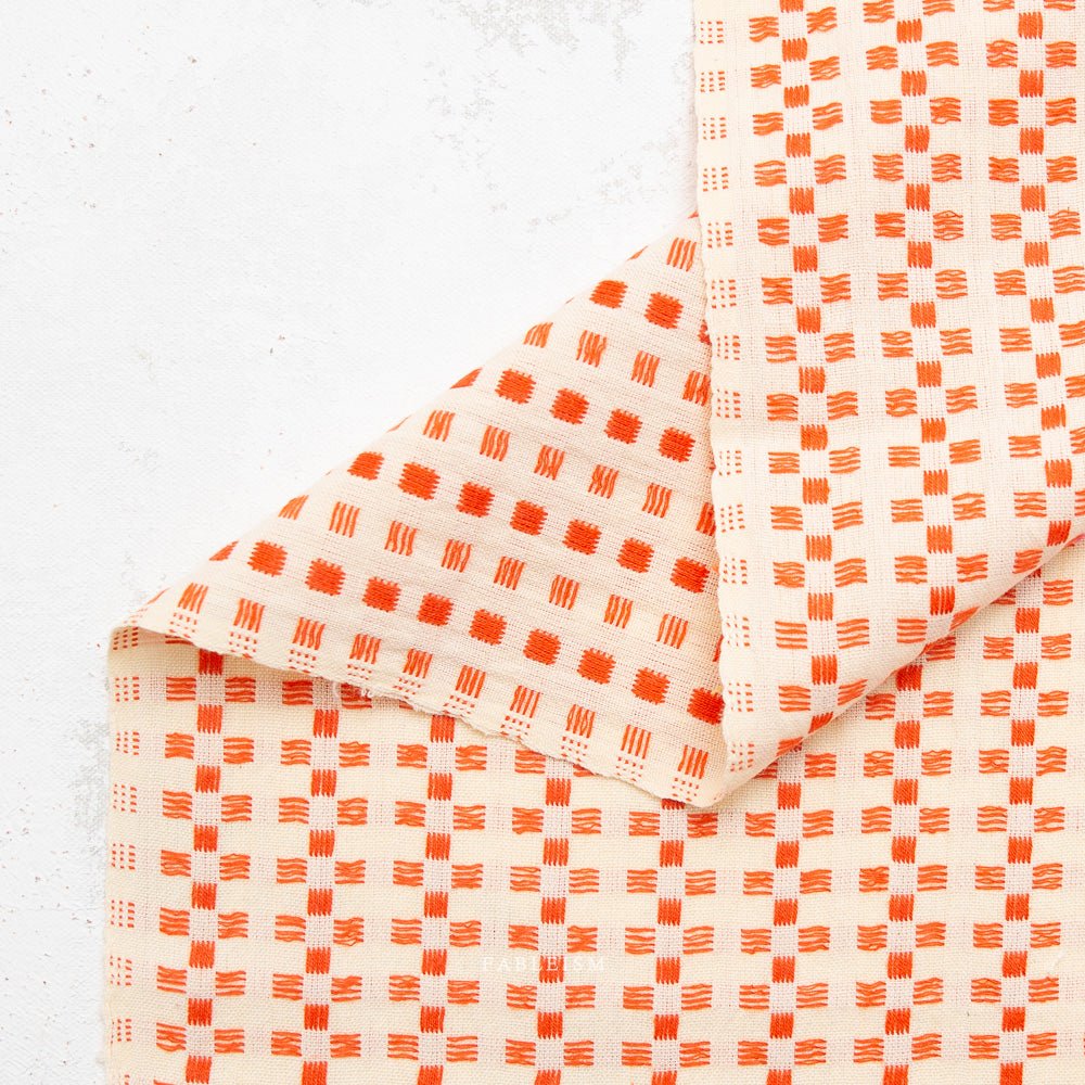 fableism supply co. | patchworkstoff | fine & dandy | basket weave in picnic - floydthefox