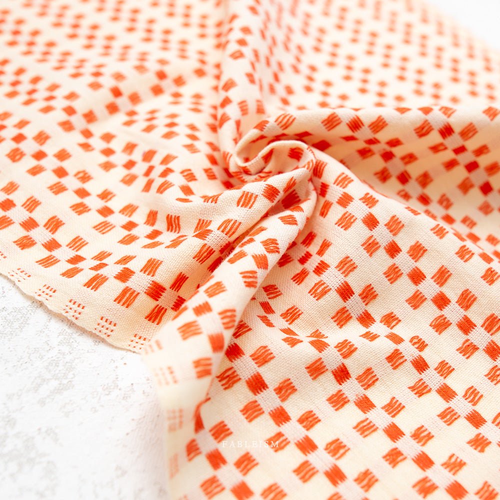 fableism supply co. | patchworkstoff | fine & dandy | basket weave in picnic - floydthefox