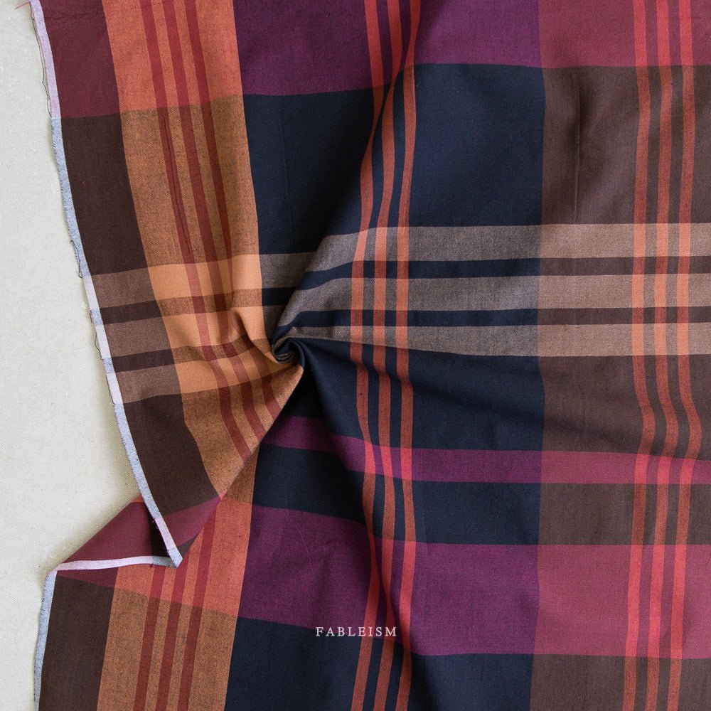 fableism supply co | patchworkstoff | lumiere | house dress mahogany - floydthefox