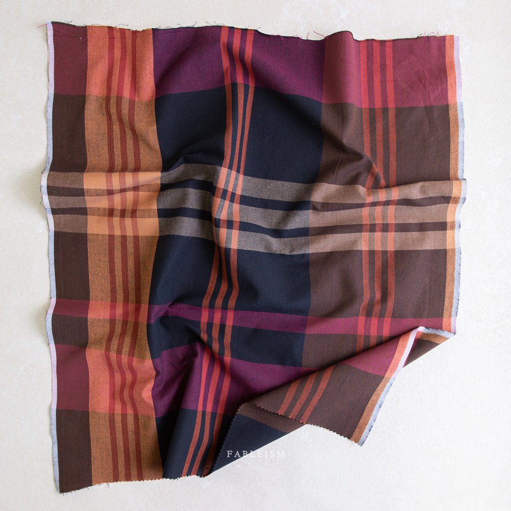 fableism supply co | patchworkstoff | lumiere | house dress mahogany - floydthefox