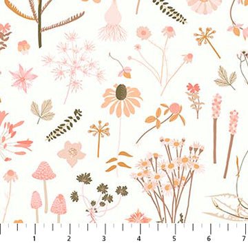 figo fabrics | botanist | botanical white - floydthefox