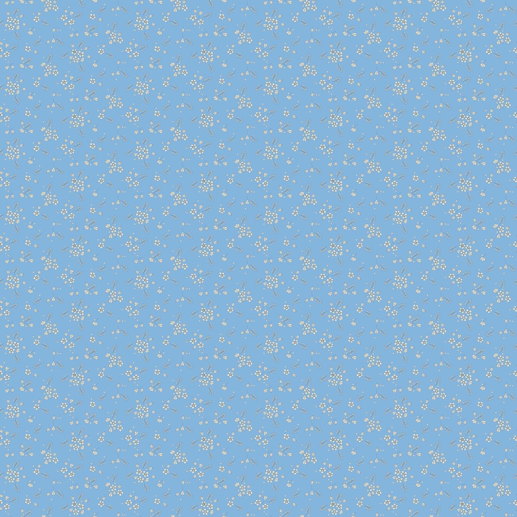 figo fabrics | floral romance | blossoms blue - floydthefox