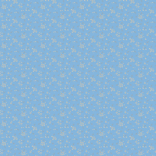 figo fabrics | patchworkstoff | floral romance | blossoms blue