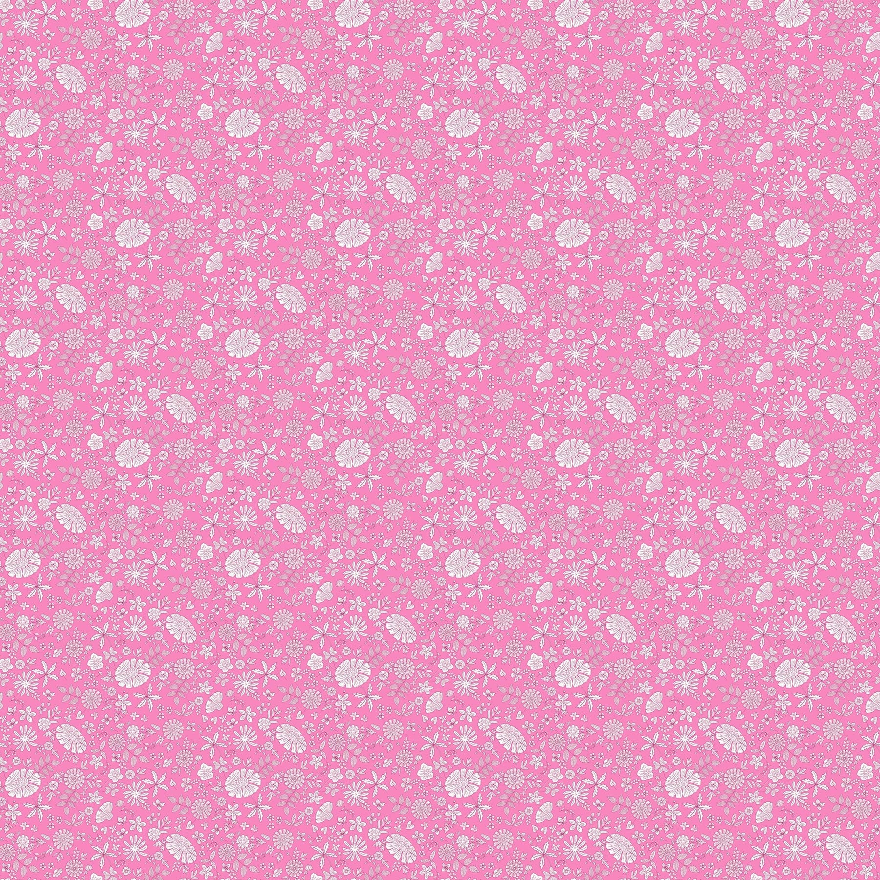 figo fabrics | floral romance | marigold pink - floydthefox