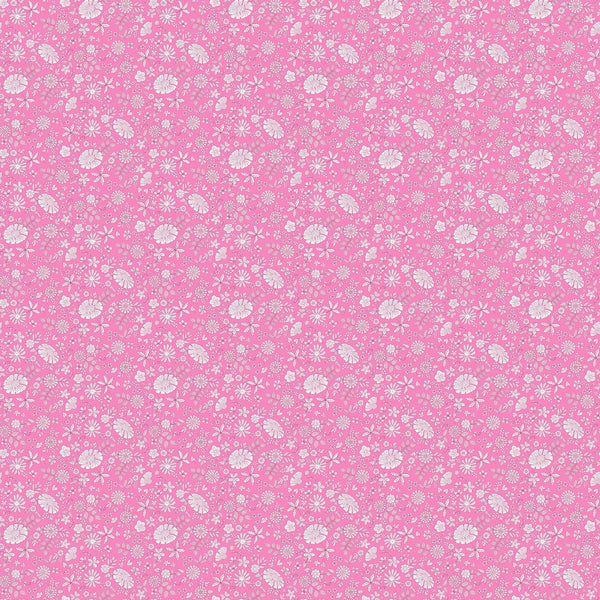 figo fabrics | patchworkstoff | floral romance | marigold pink
