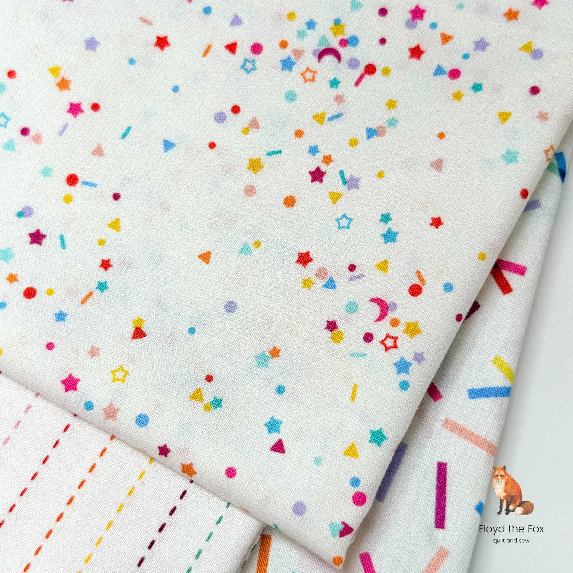 figo fabrics | patchworkstoff | dovetail | sprinkles - floydthefox
