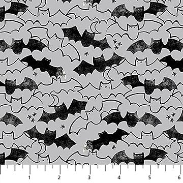 figo fabrics | patchworkstoff | sweet treats | bats black - floydthefox