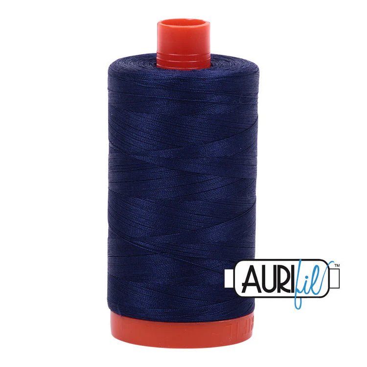 garn | aurifil | 50wt 1300m | midnight - floydthefox