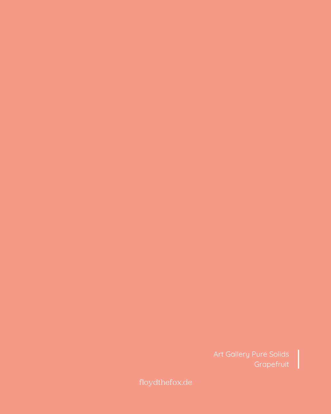grapefruit | art gallery PURE solids - floydthefox