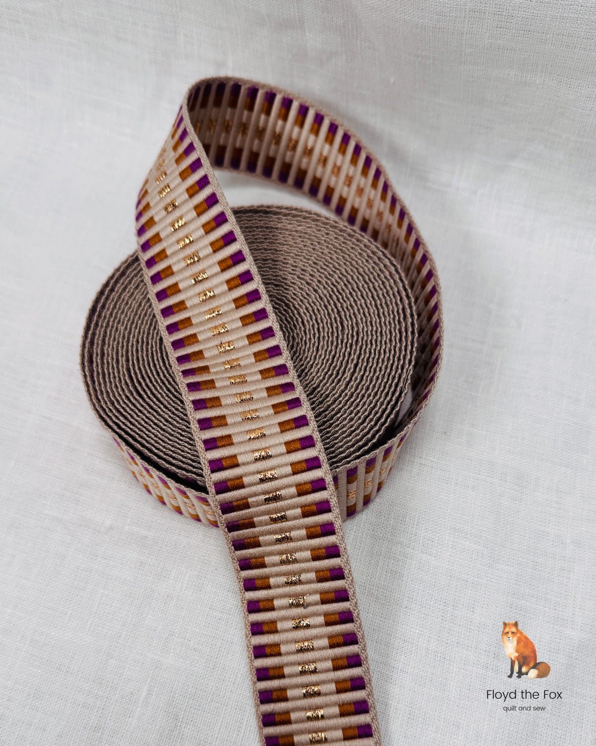 gurtband | 35mm | railroad tracks karamell funkeln - floydthefox