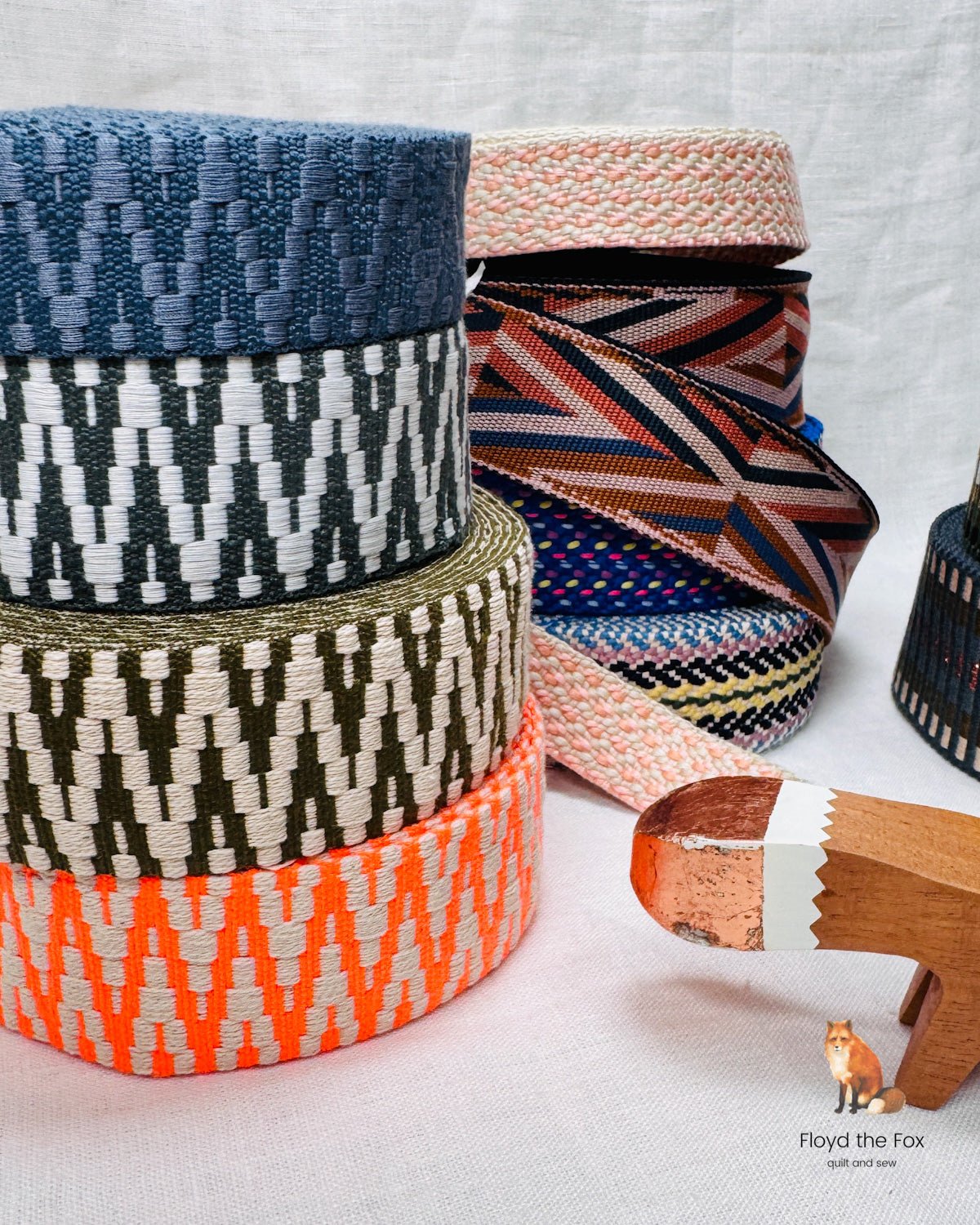 gurtband | 40mm | pixel olive - floydthefox