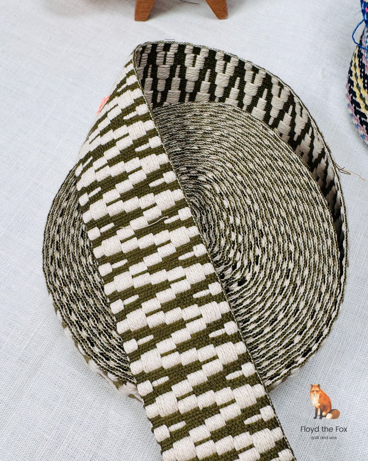 gurtband | 40mm | pixel olive - floydthefox