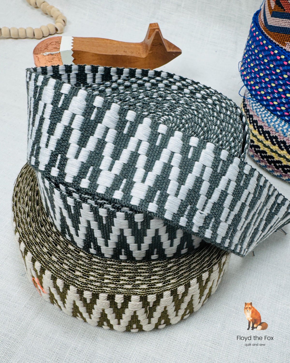 gurtband | 40mm | pixel petrol - floydthefox