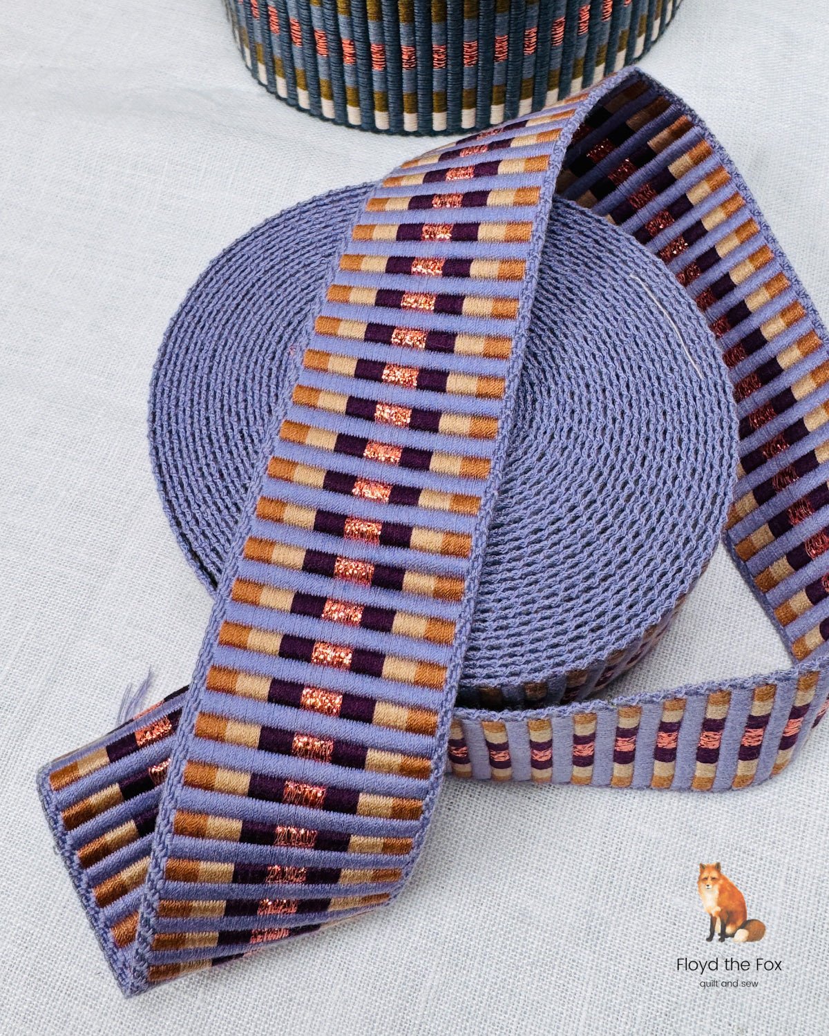 gurtband | 40mm | railroad tracks lavendellux - floydthefox