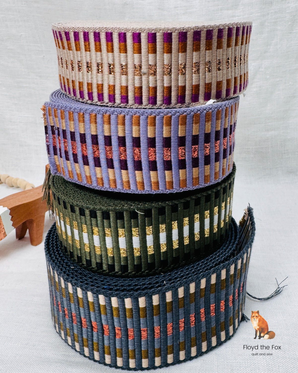 gurtband | 55mm | railroad tracks copper dusk - floydthefox