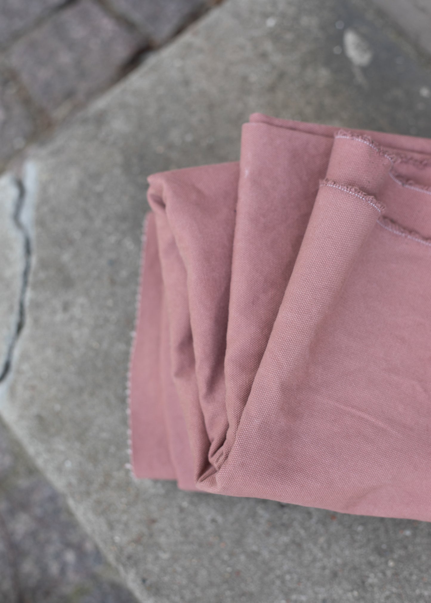 mind the maker | heavy washed canvas | pale pink