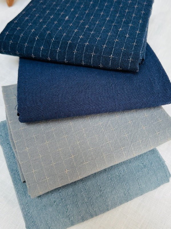 japanese wovens | crosses | navy - floydthefox