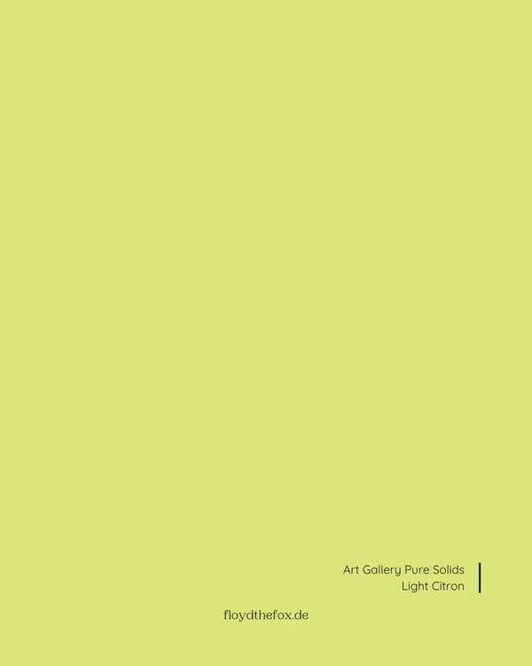 citron clair | art gallery PURE solids