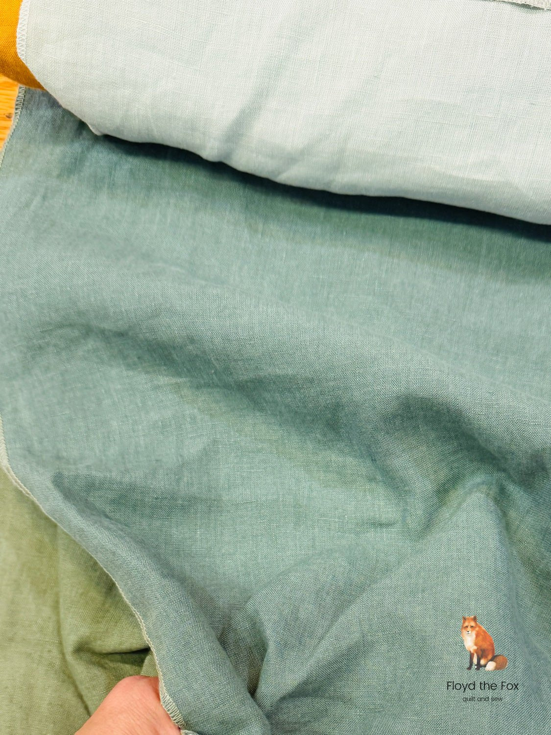 lino volpe | stone - washed leinen aus apulien | extra - breit | pino mugo - floydthefox