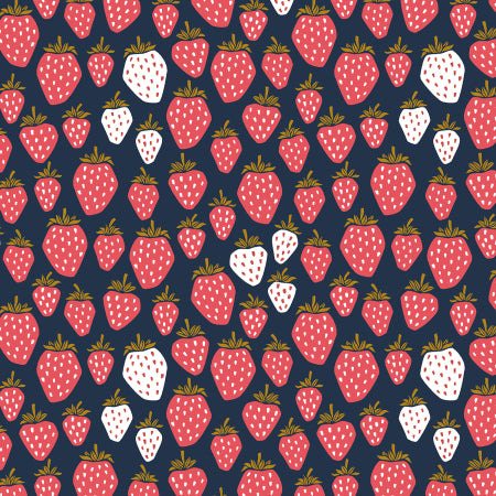 cotton+steel | under the apple tree | queen of berries | evening blue
