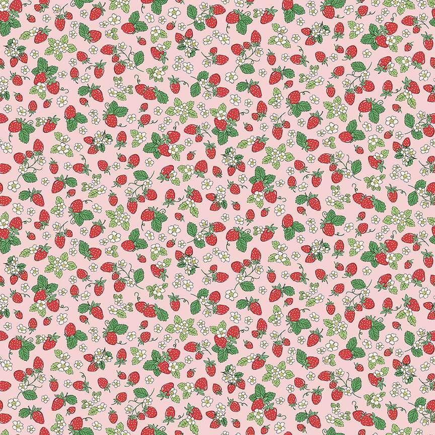 makower uk | afternoon tea | strawberry fizz pink - floydthefox