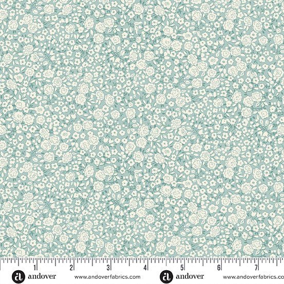 makower uk | petite fleur | blossom teal - floydthefox