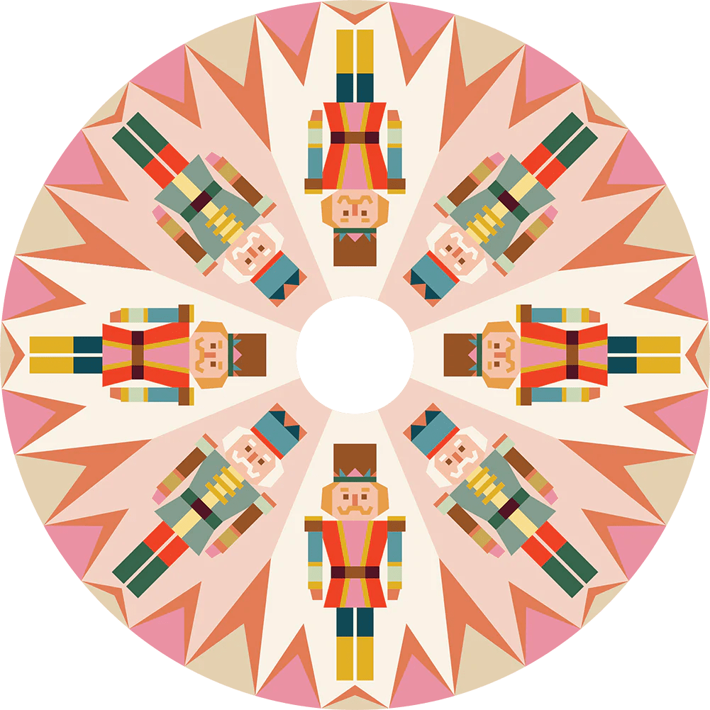 materialpaket | weihnachtsbaumdecke | merry march - floydthefox