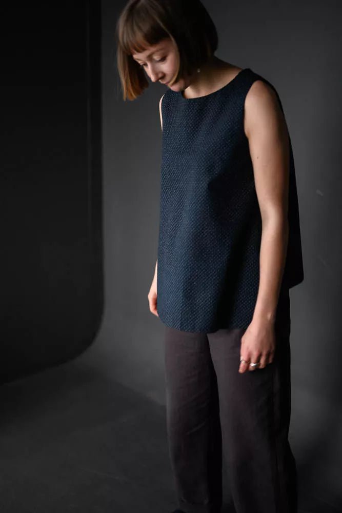 merchant&mills | tottori cross cotton | navy - floydthefox