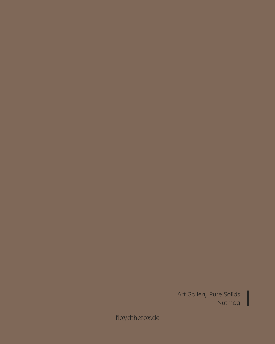 nutmeg | art gallery PURE solids - floydthefox