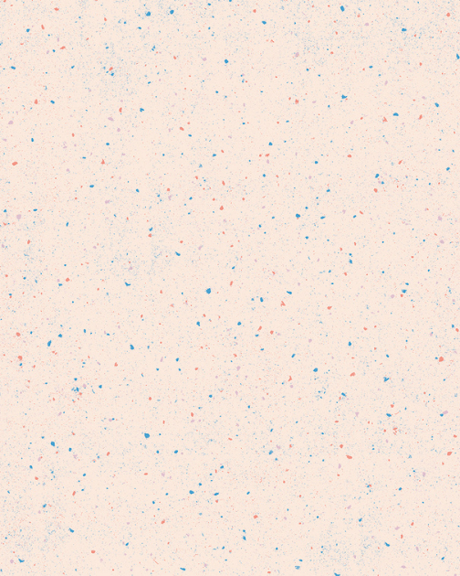 paintbrush studios | GOTS musselin | rainbow dust | terrazzo cream - floydthefox