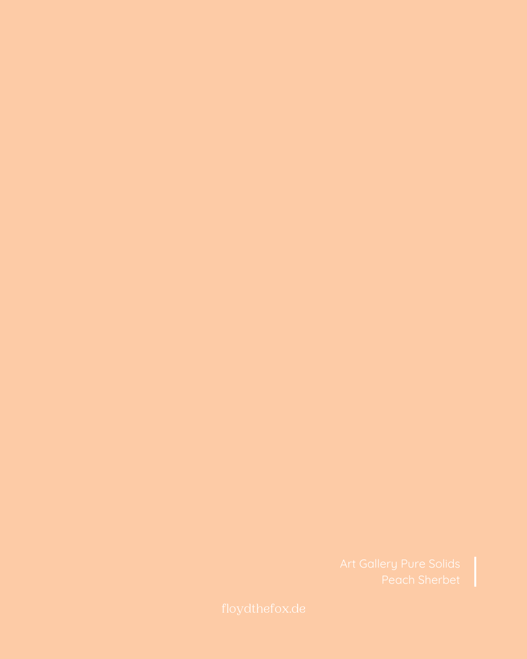 peach sherbet | art gallery PURE solids - floydthefox