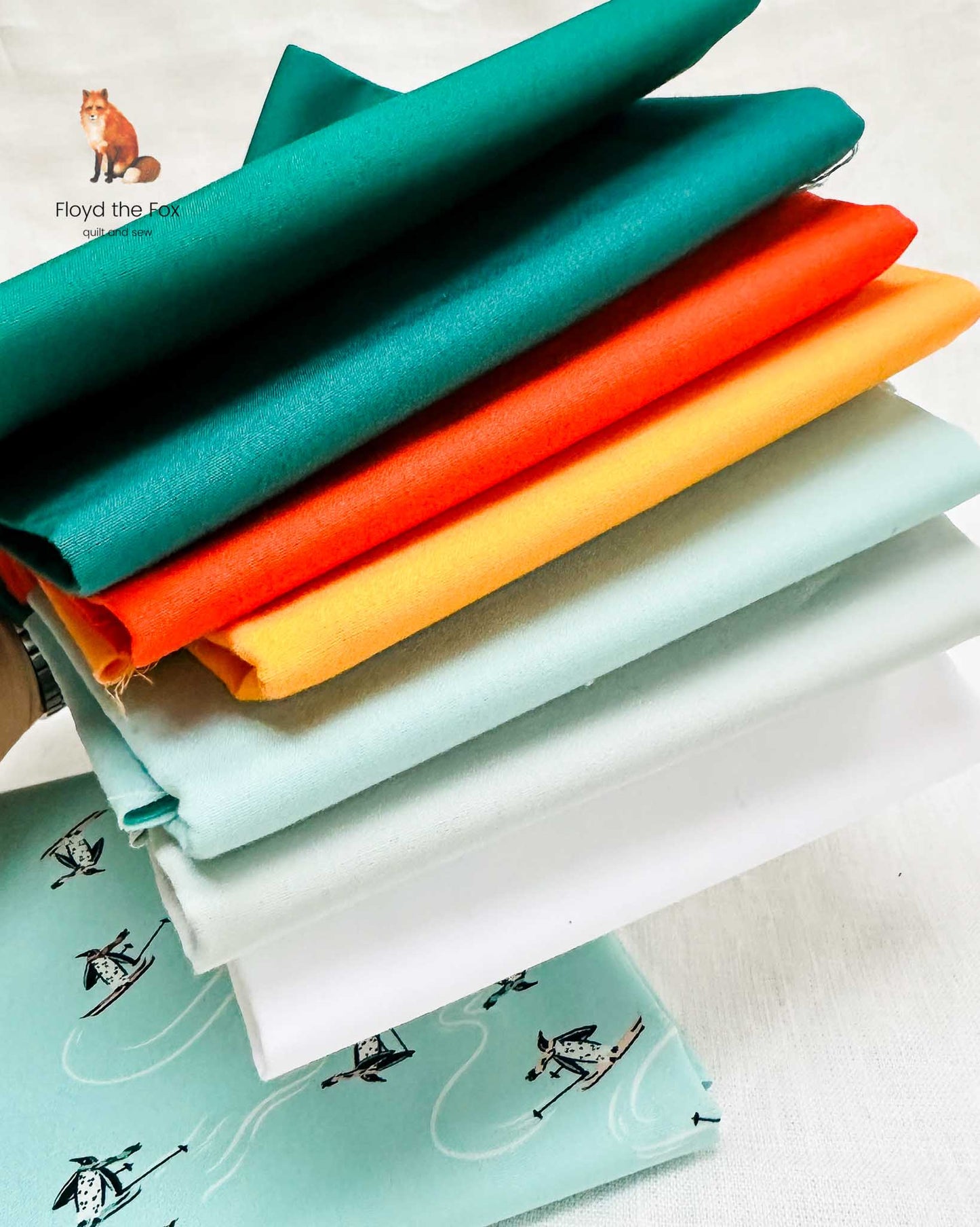 fabric package | penguins on skis | 8