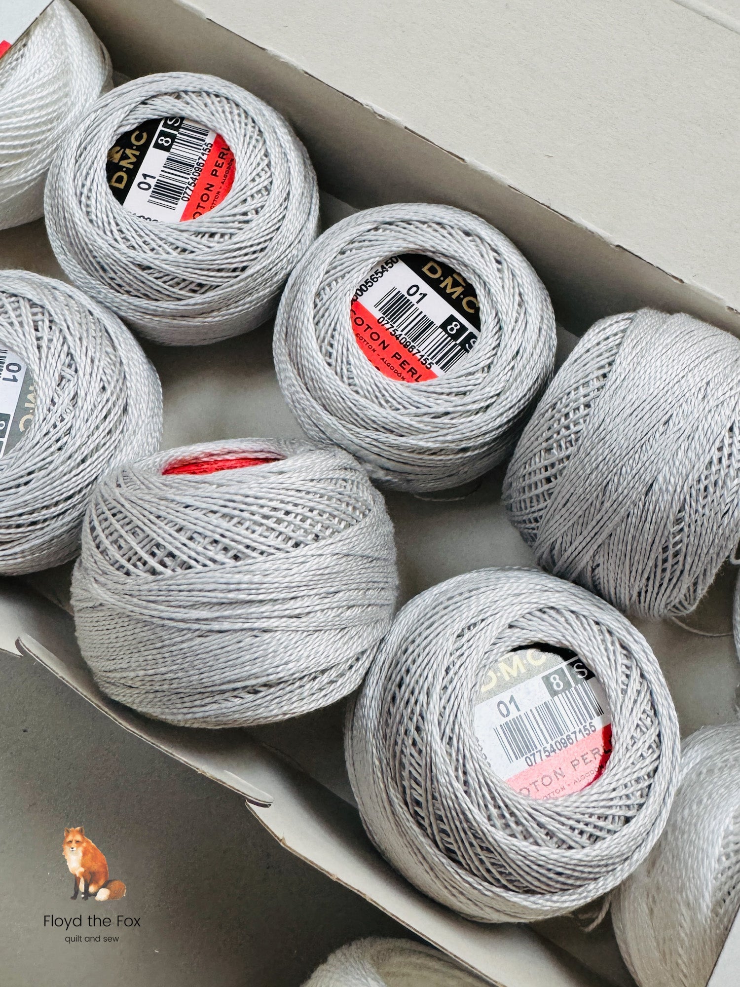 perlgarn | DMC | stärke 8 - floydthefox