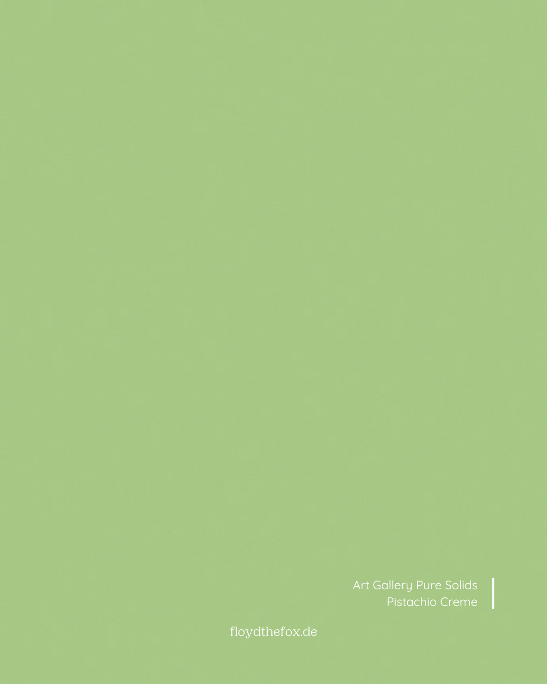 pistachio cream | art gallery PURE solids - floydthefox