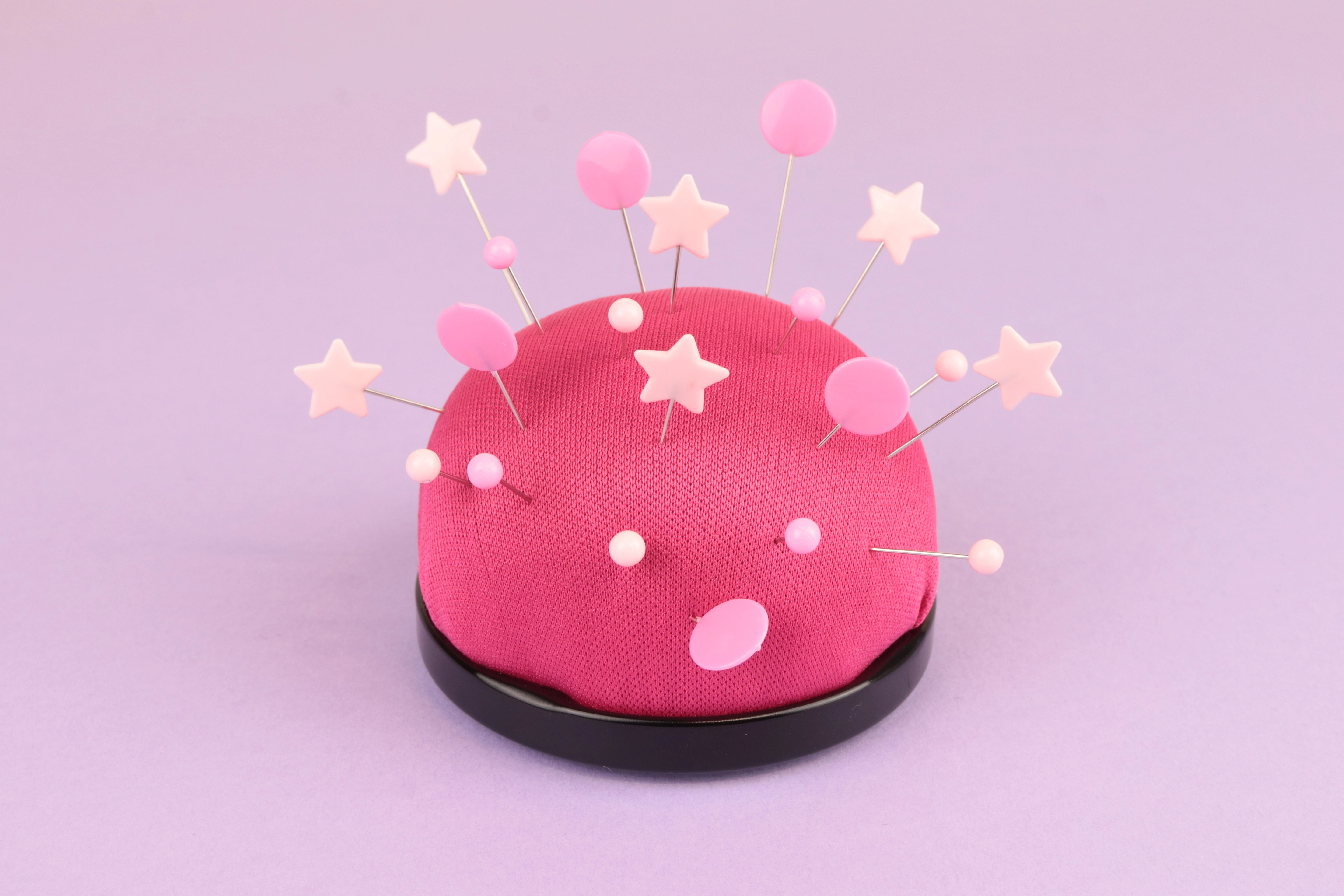 bohin | stecknadeln plastikkopf | sternchen rosa