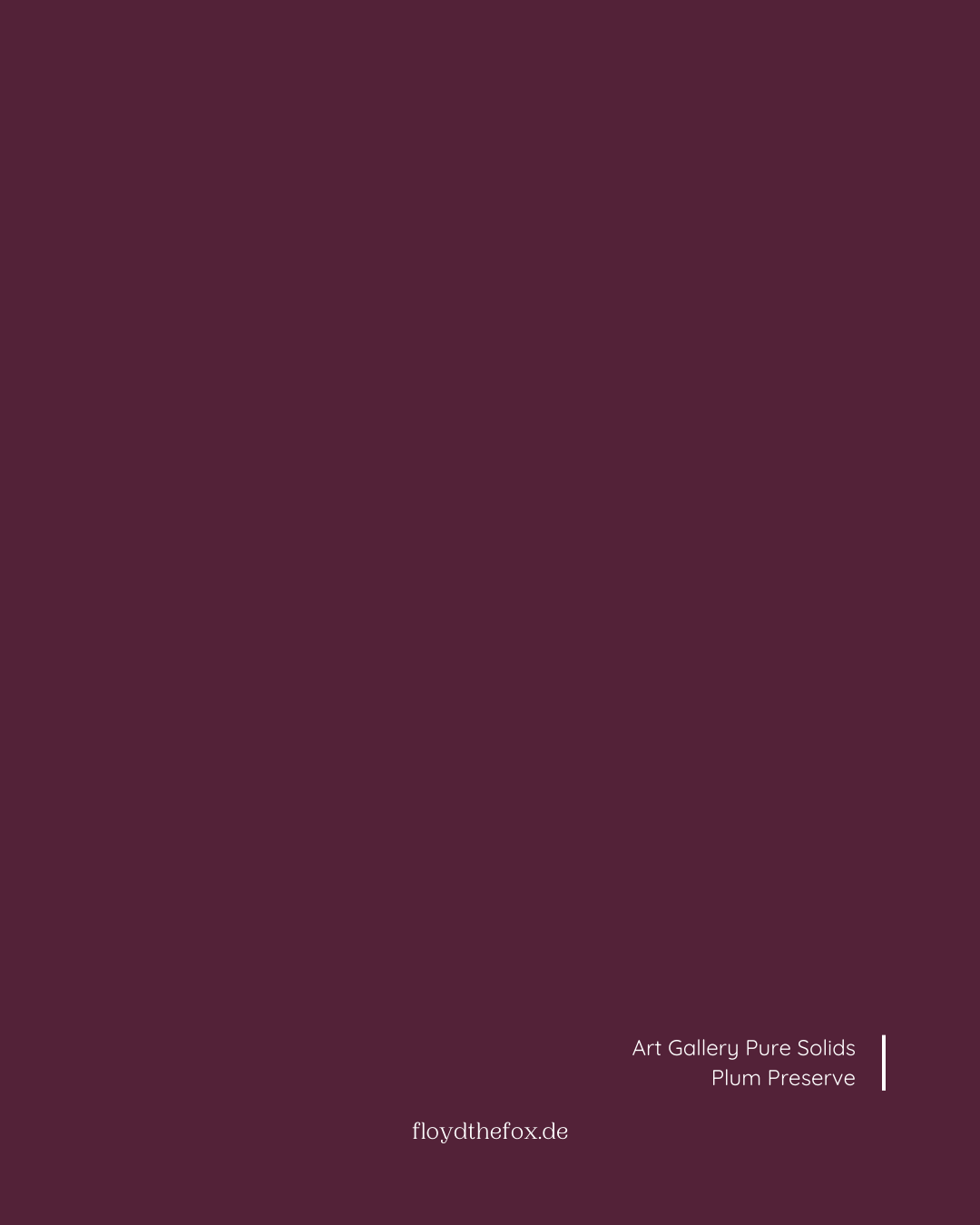 plum preserve | art gallery PURE solids - floydthefox