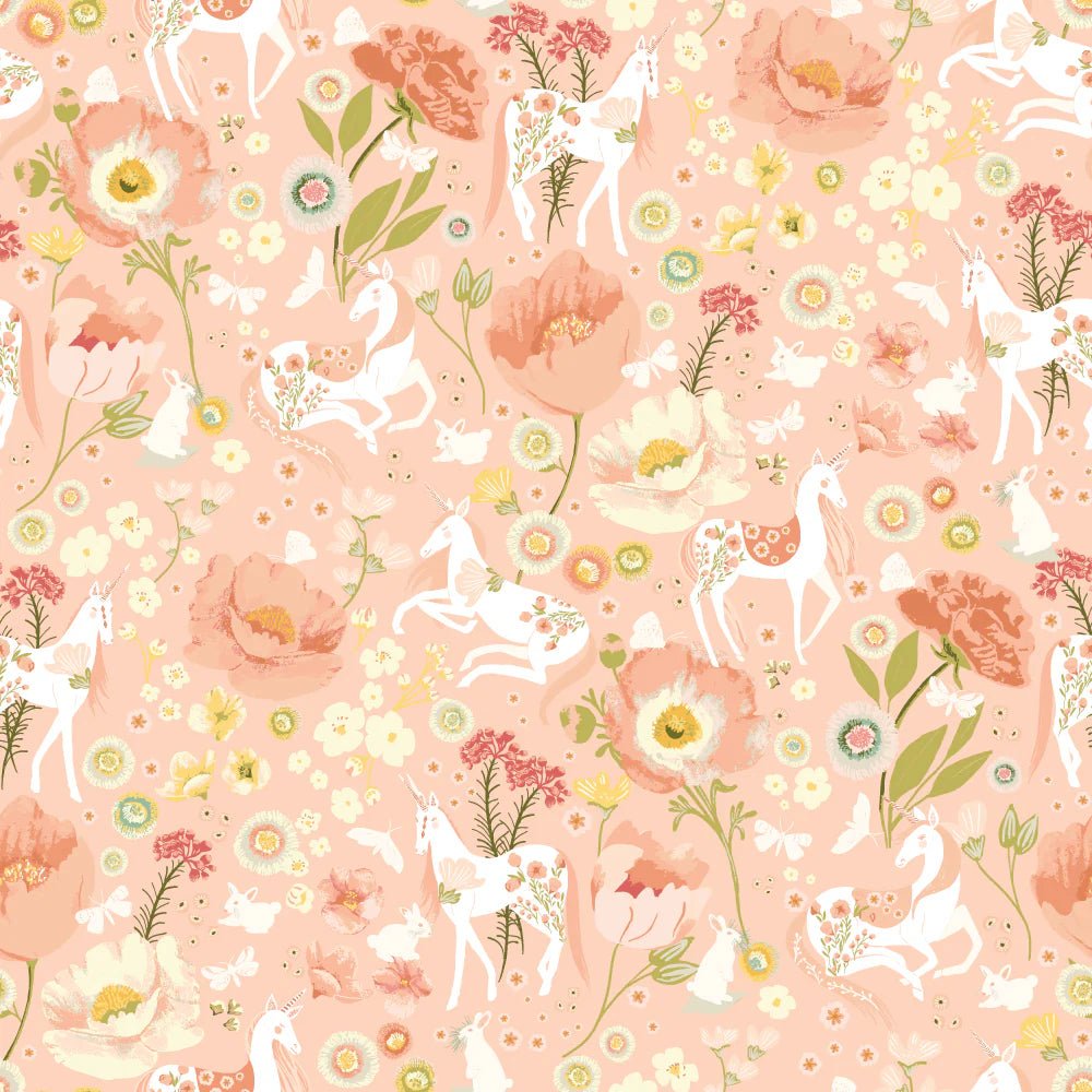 poppie cotton | unicorn dreams | dreamland peach - floydthefox
