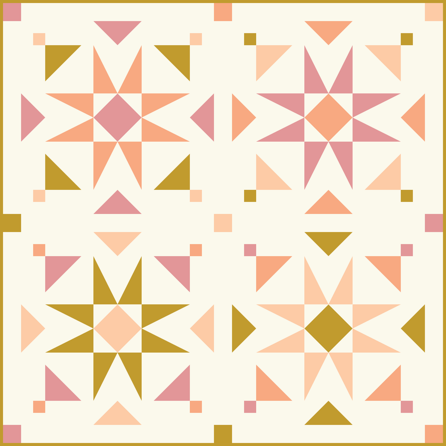 quilt kit | loandbehold stitchery | mosaic star